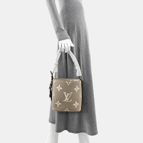 ALL IN BB Monogram Calfskin Gray