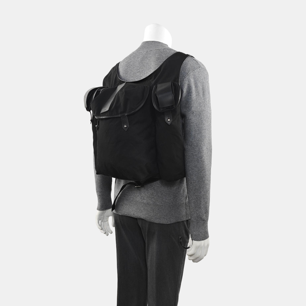 Nylon Backpack Black