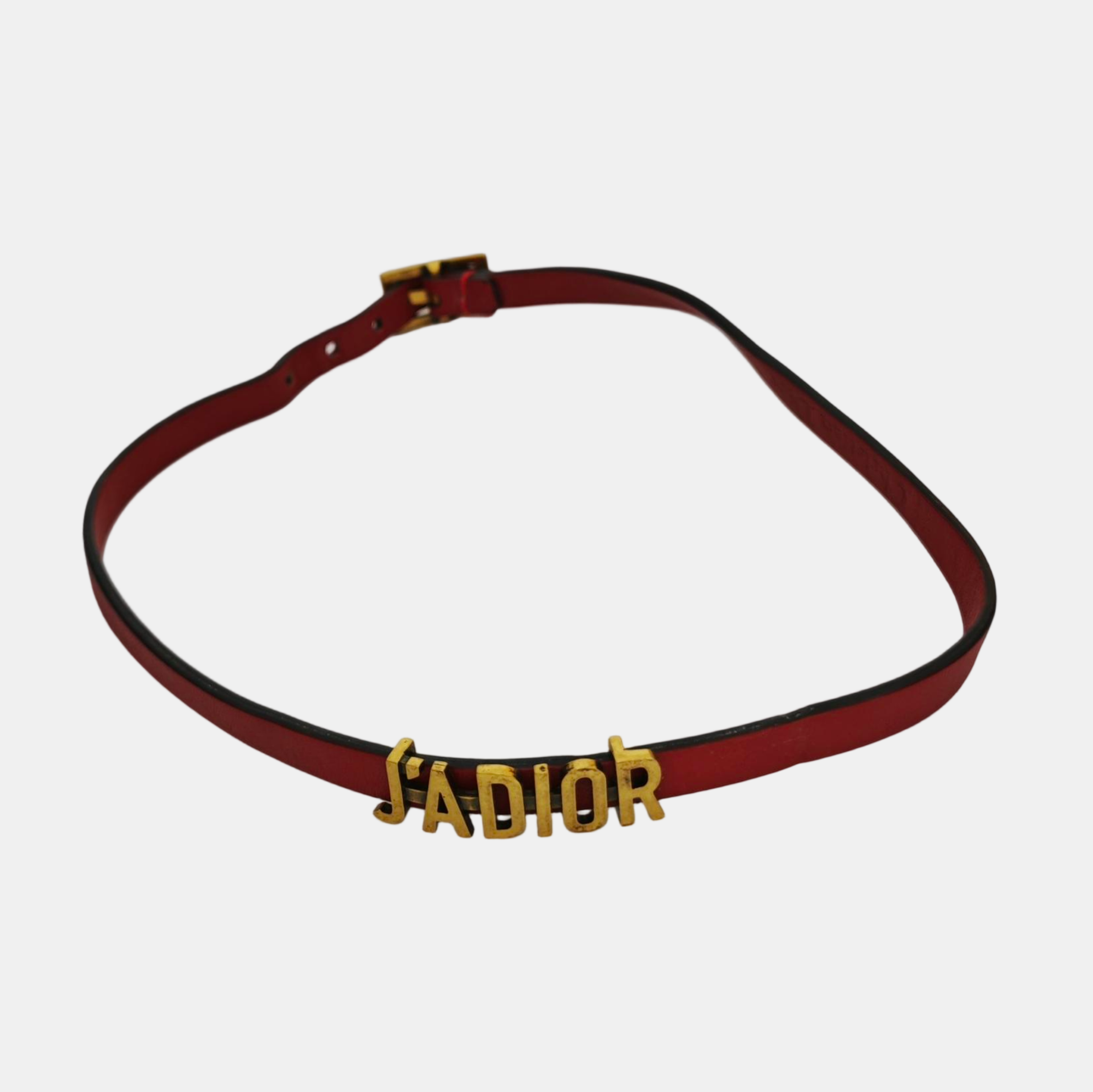J'adior Metal Red Necklace