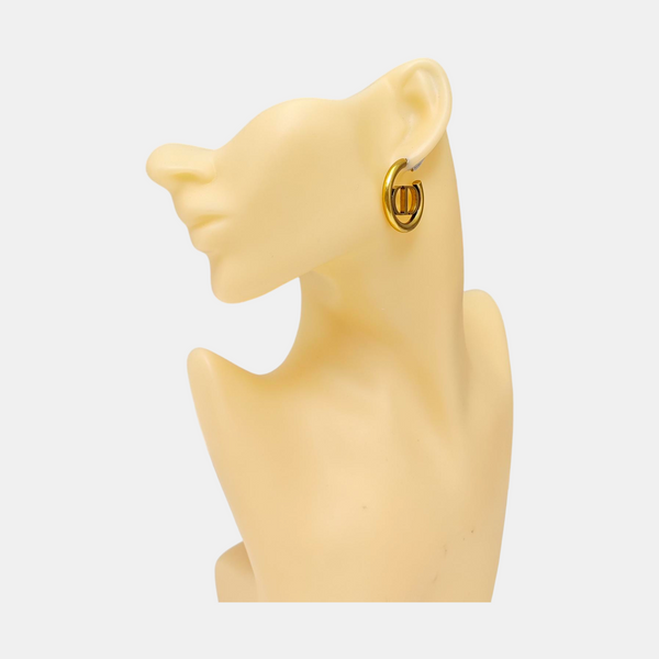 30 Montaigne Metal Gold Stud Earrings
