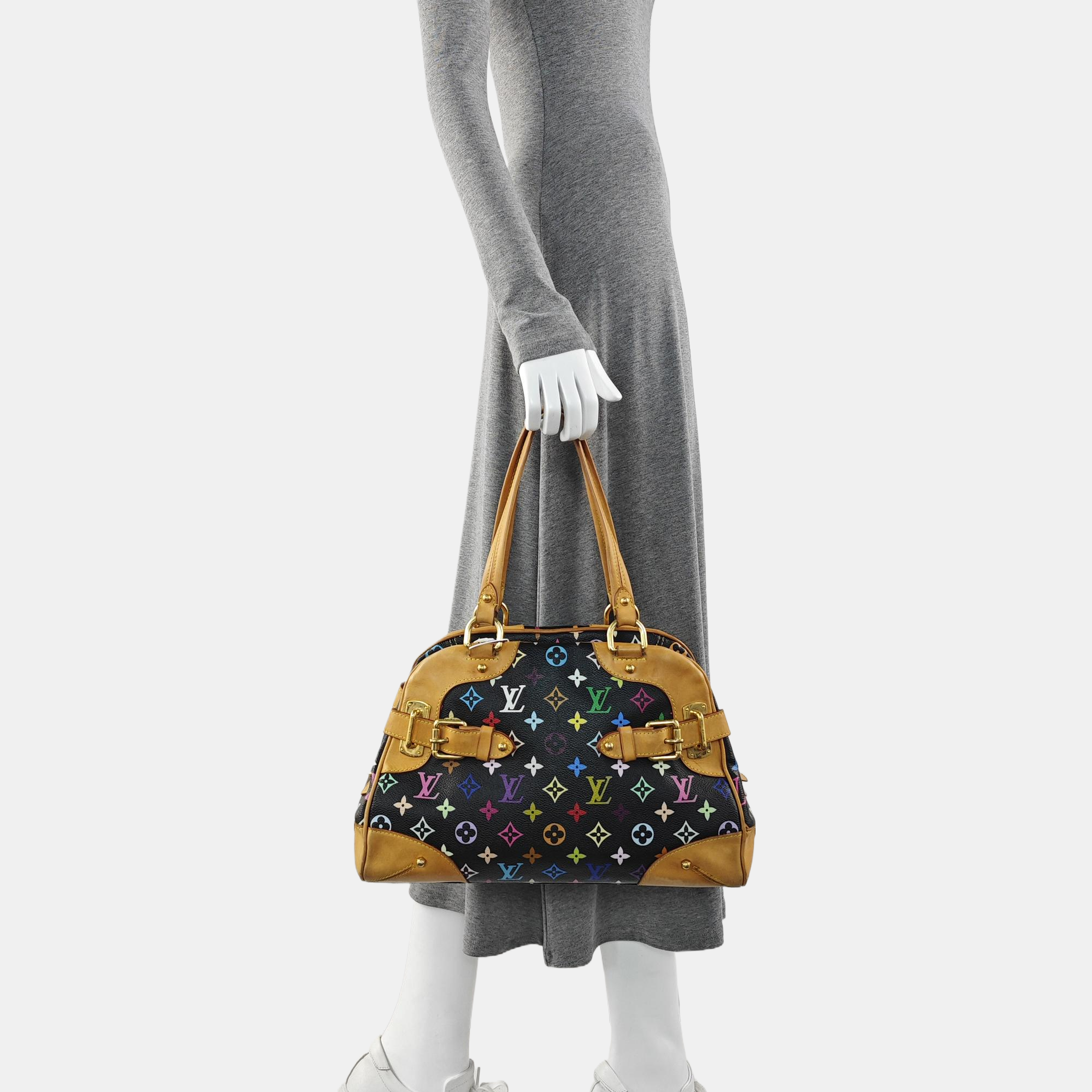LV × TM CLAUDIA Monogram Coated Canvas Black
