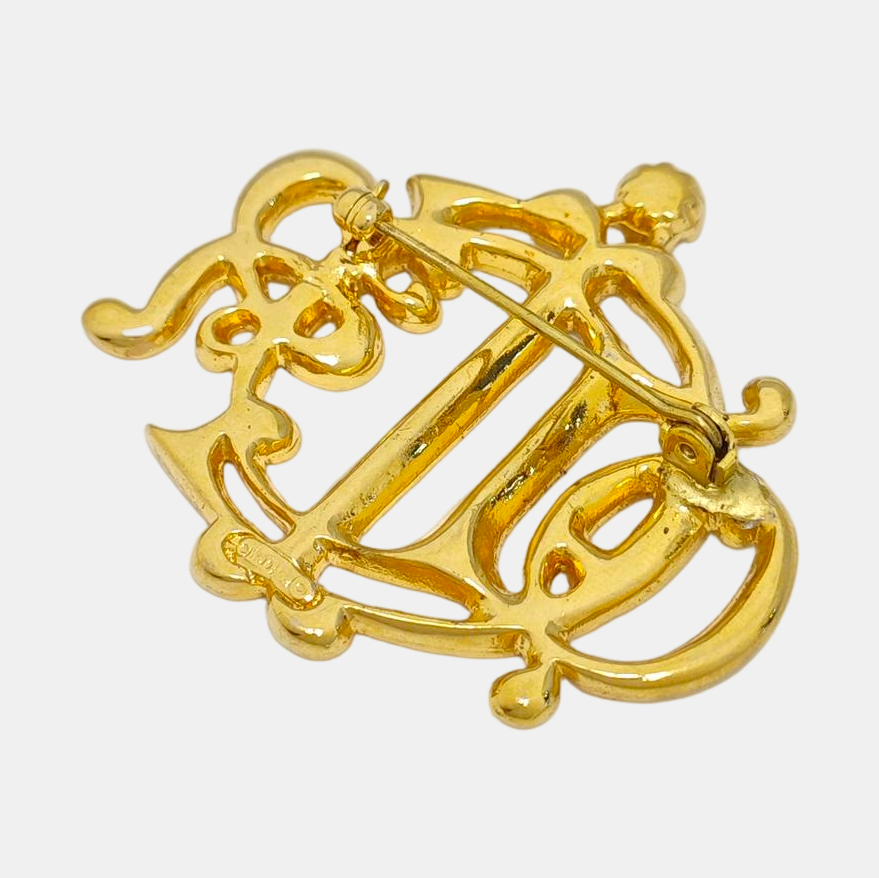 Insignia Metal Gold Brooch