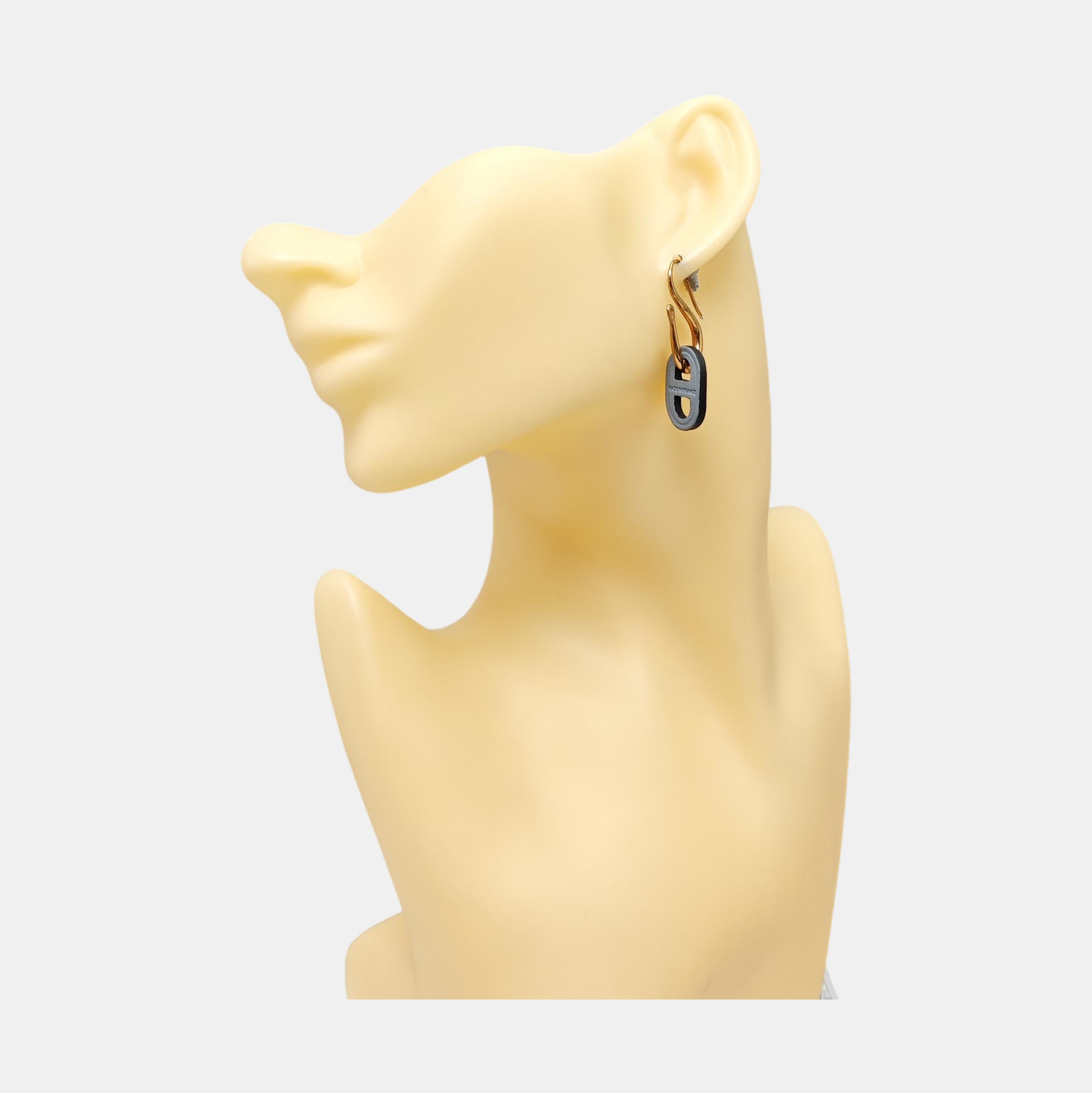 O'maillon Metal Blue Stud Earrings