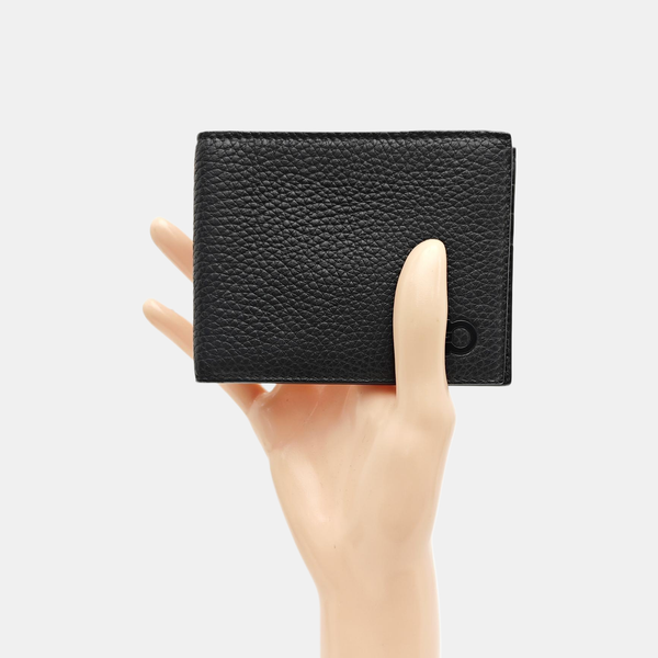 Gancini Calfskin Black Wallet