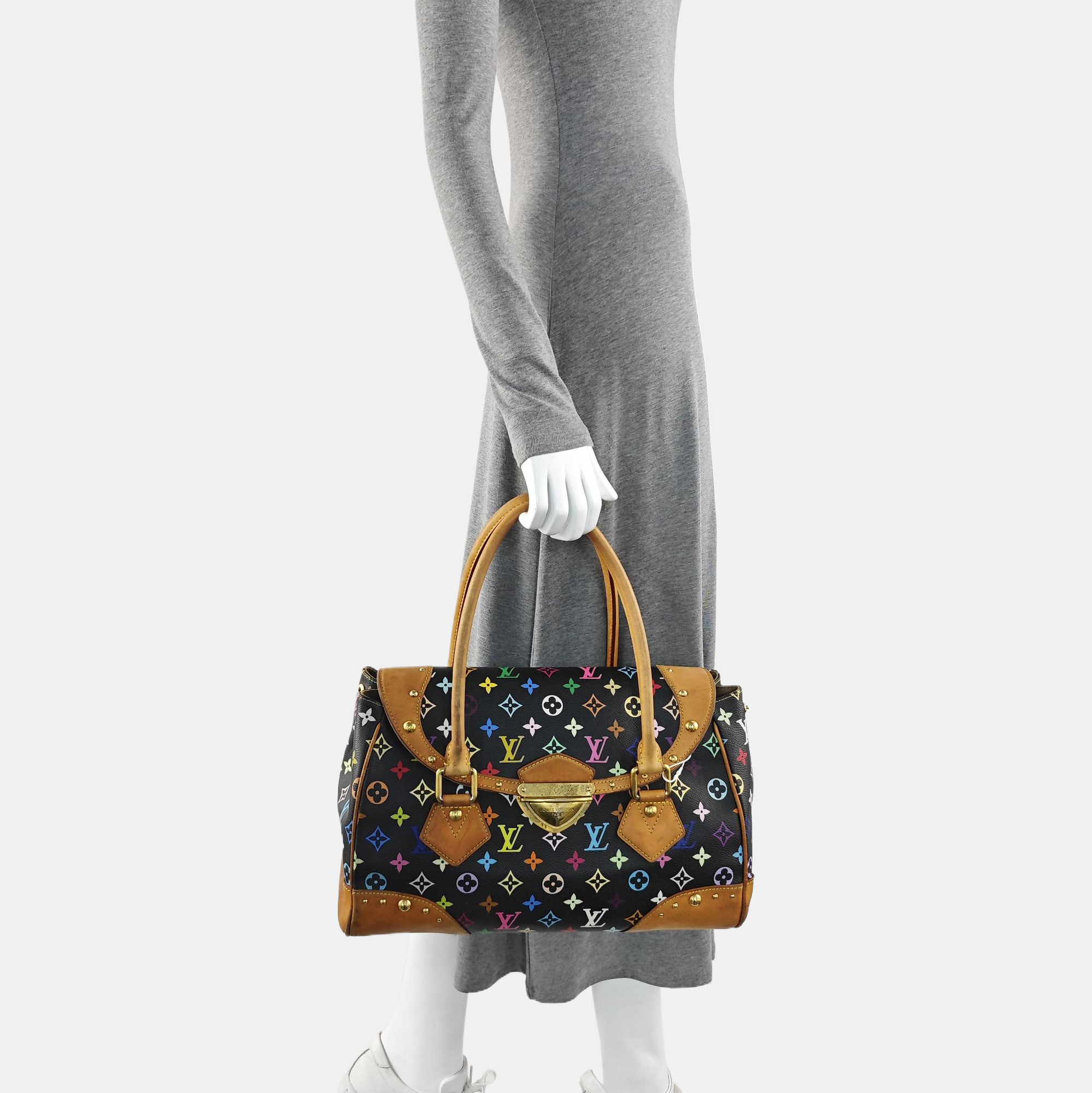 LV × TM BEVERLY GM Monogram Coated Canvas Black