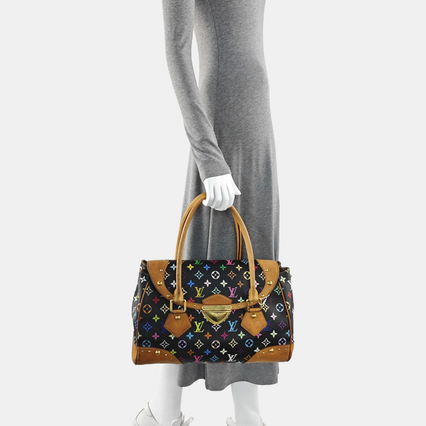 LV × TM BEVERLY GM Monogram Coated Canvas Black