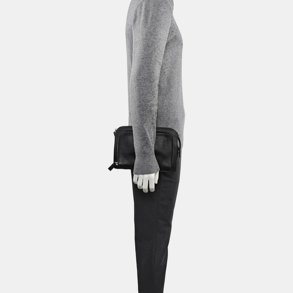 Calfskin Clutch Black