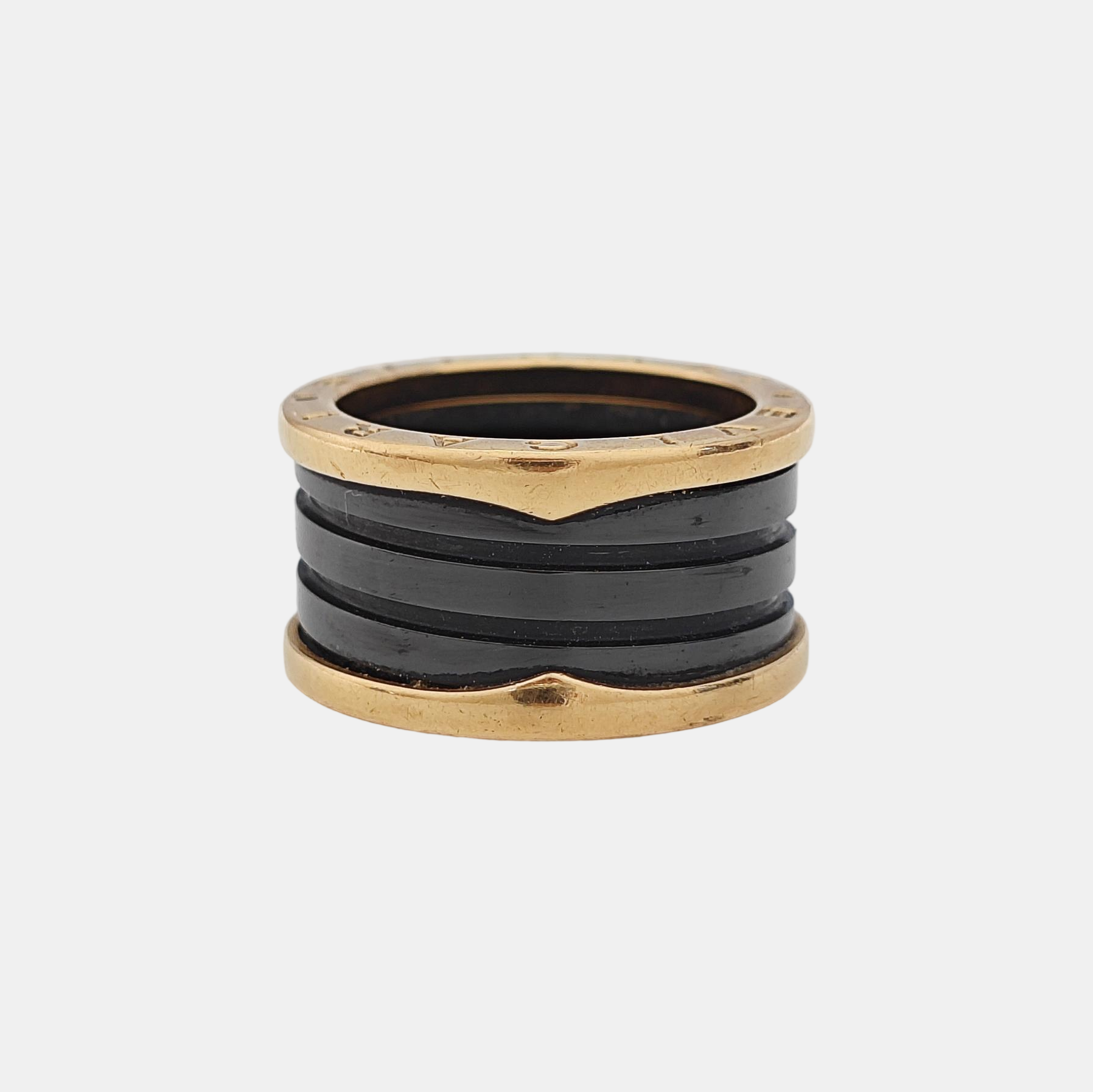 B.ZERO1 18k Rose Gold Ring EU 56