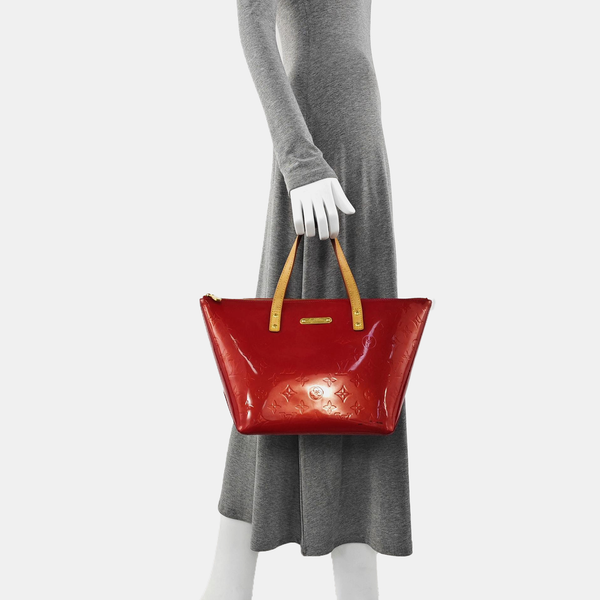 BELLEVUE Monogram Patent Leather Red
