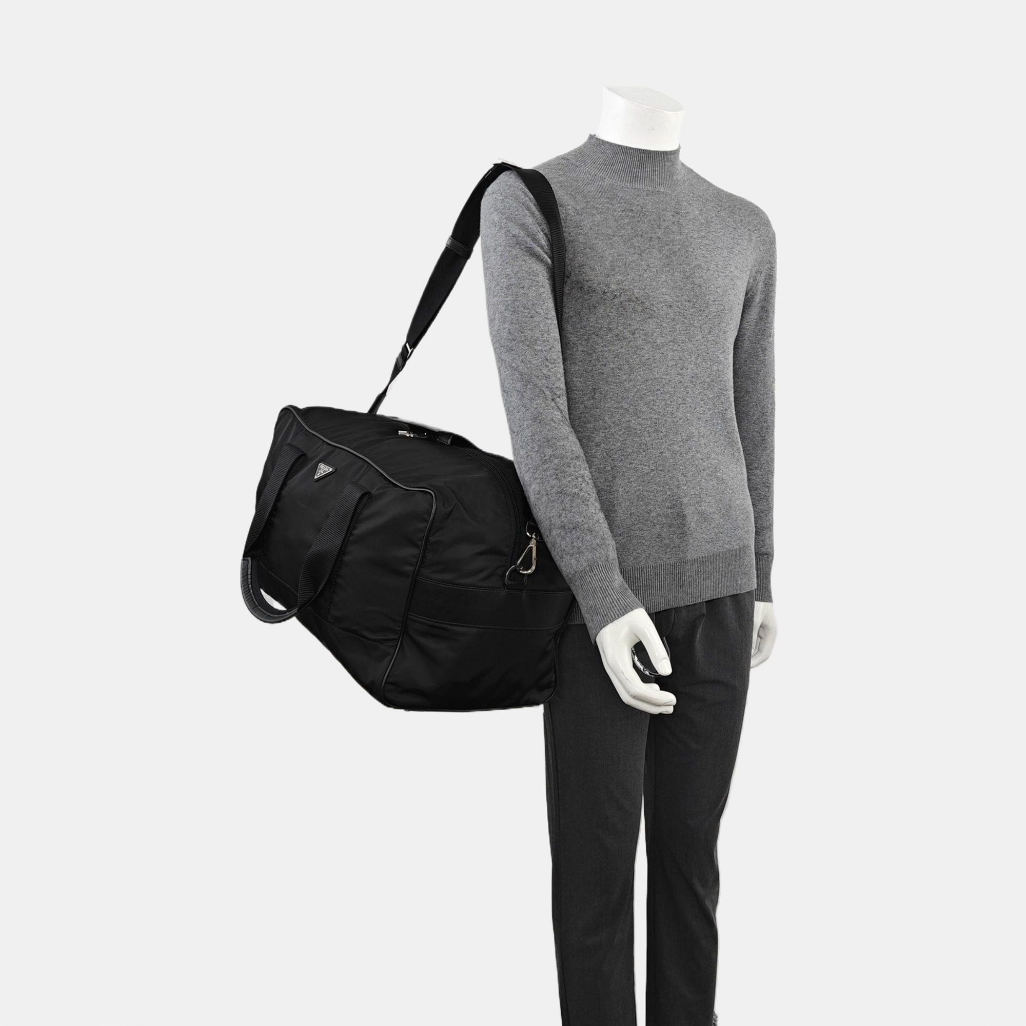 Nylon Tote Bag Black
