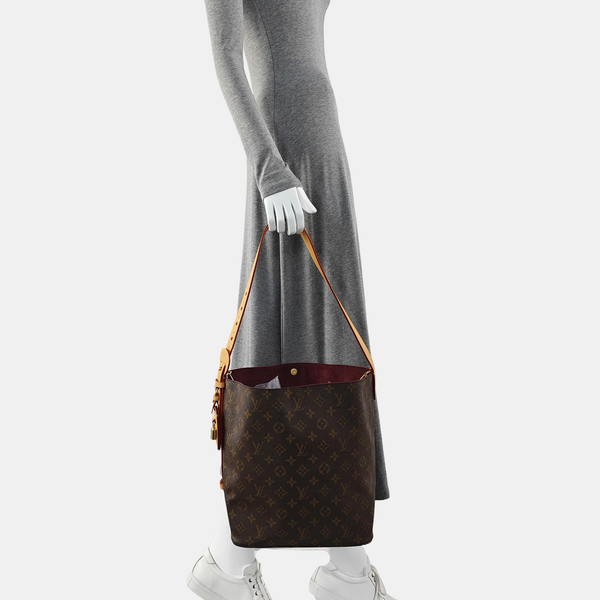 ALL IN GM Monogram Coated Canvas Brown