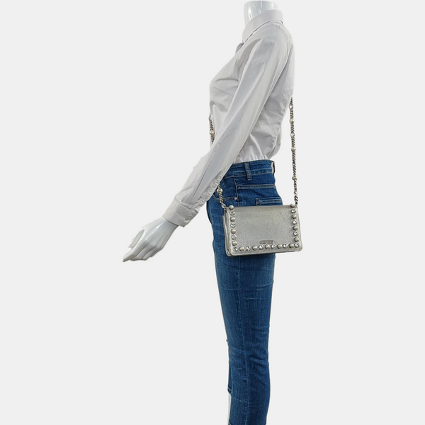 Glacé Calf Calfskin Silver