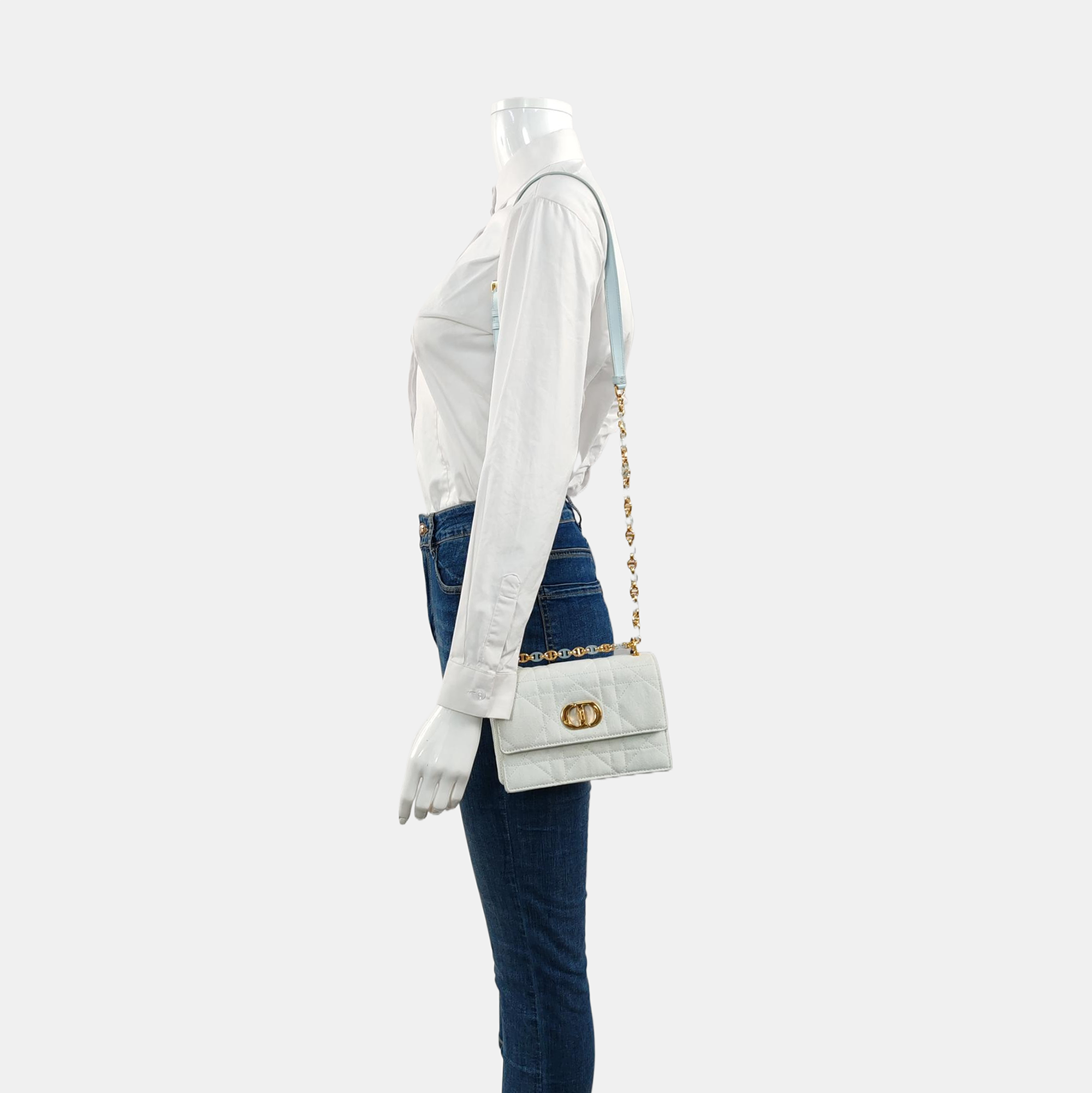 Miss Caro Cannage Canvas Blue