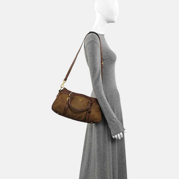 Gaufre Nylon Brown
