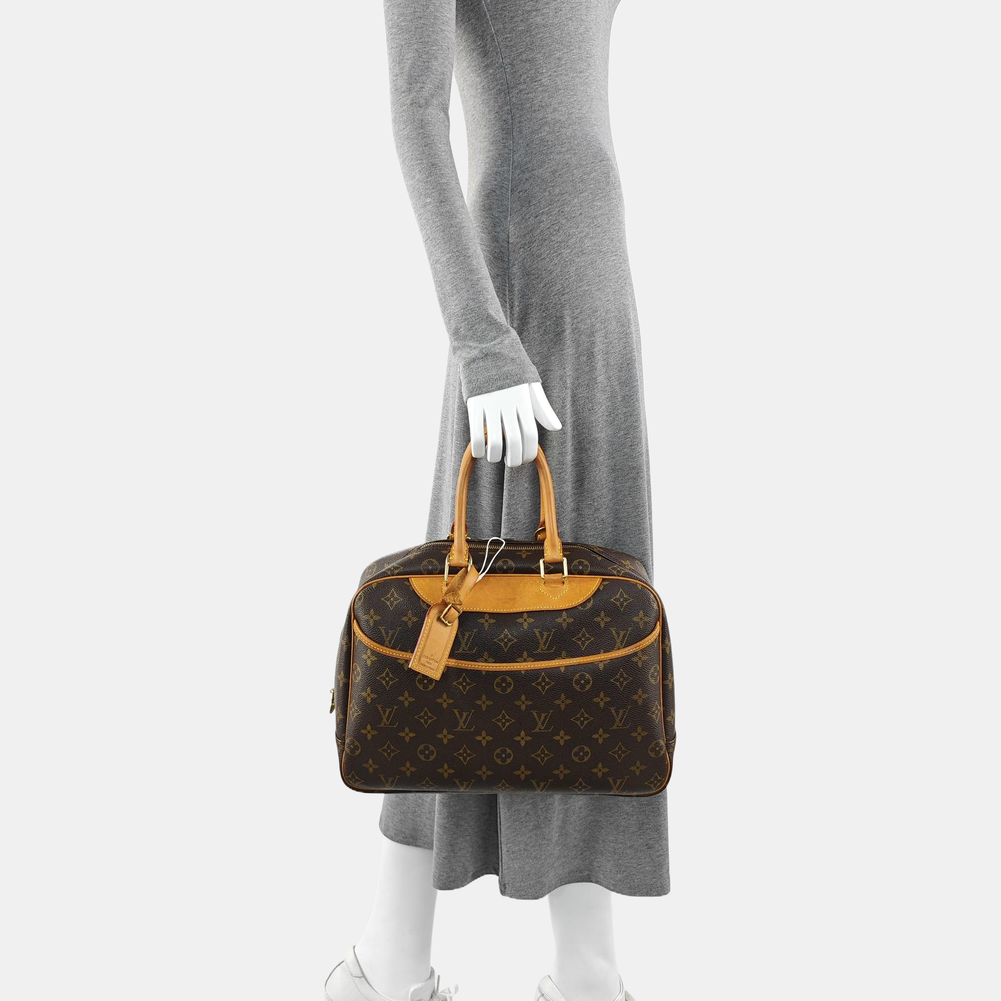 DEAUVILLE Monogram Coated Canvas Brown