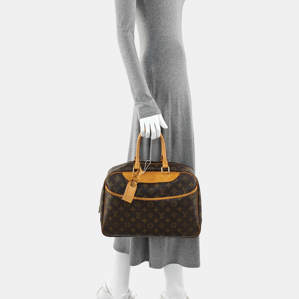 DEAUVILLE Monogram Coated Canvas Brown