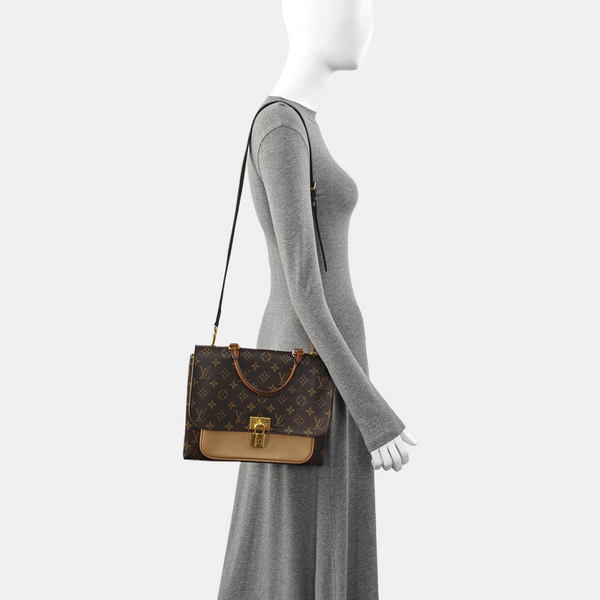 MARIGNAN Monogram Coated Canvas Brown
