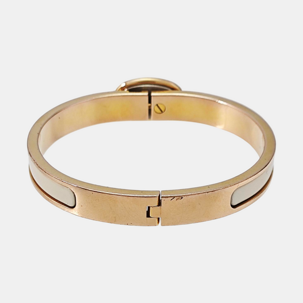 Metal White Bangle