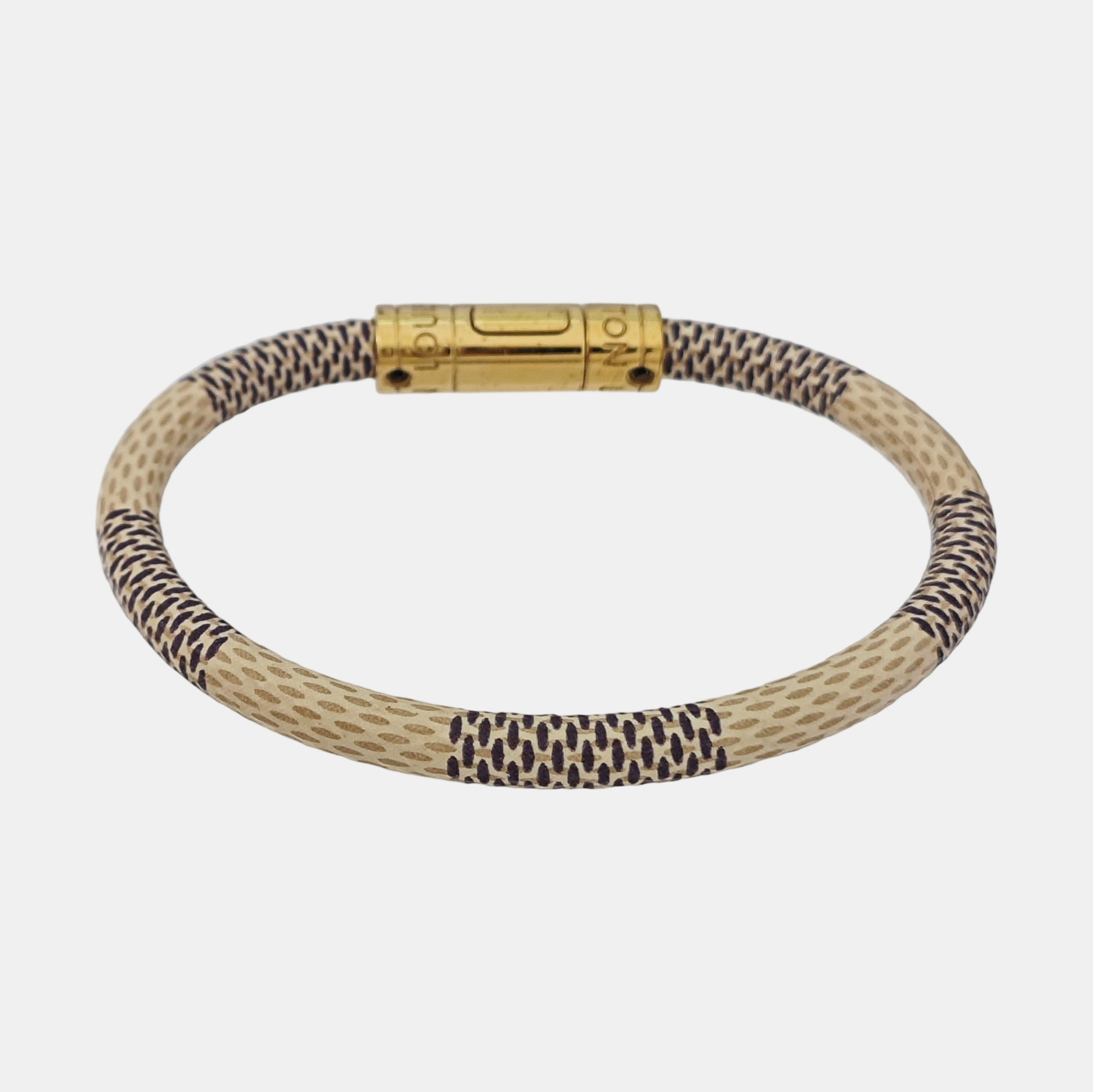 KEEP IT Coated Canvas White Bangle