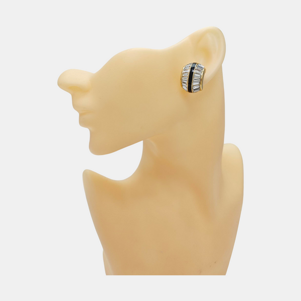 Metal Gold Clip On Earrings