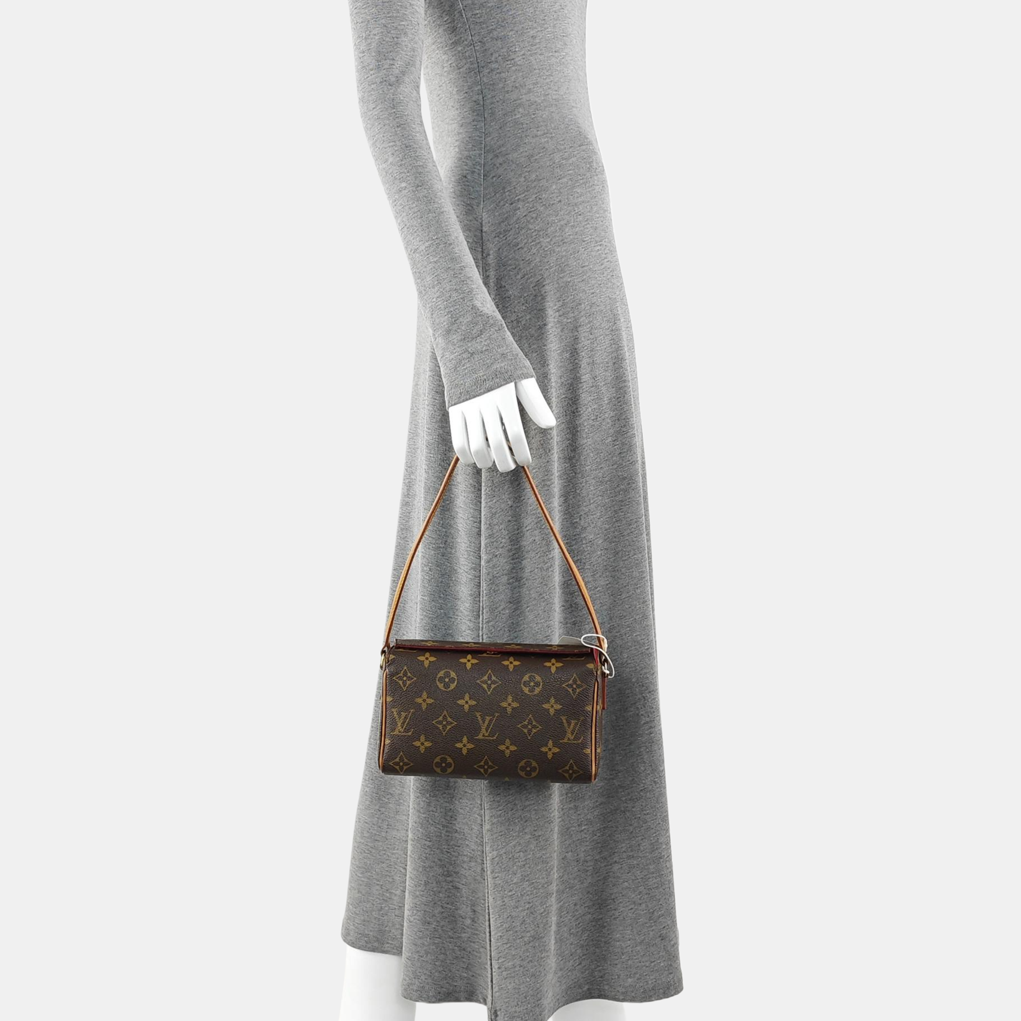 RECITAL Monogram Coated Canvas Brown