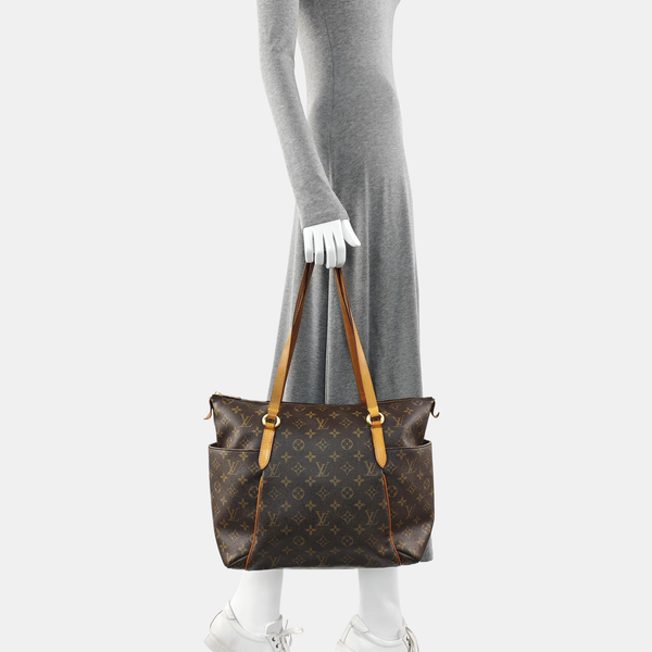 TOTALLY Monogram Coated Canvas Brown