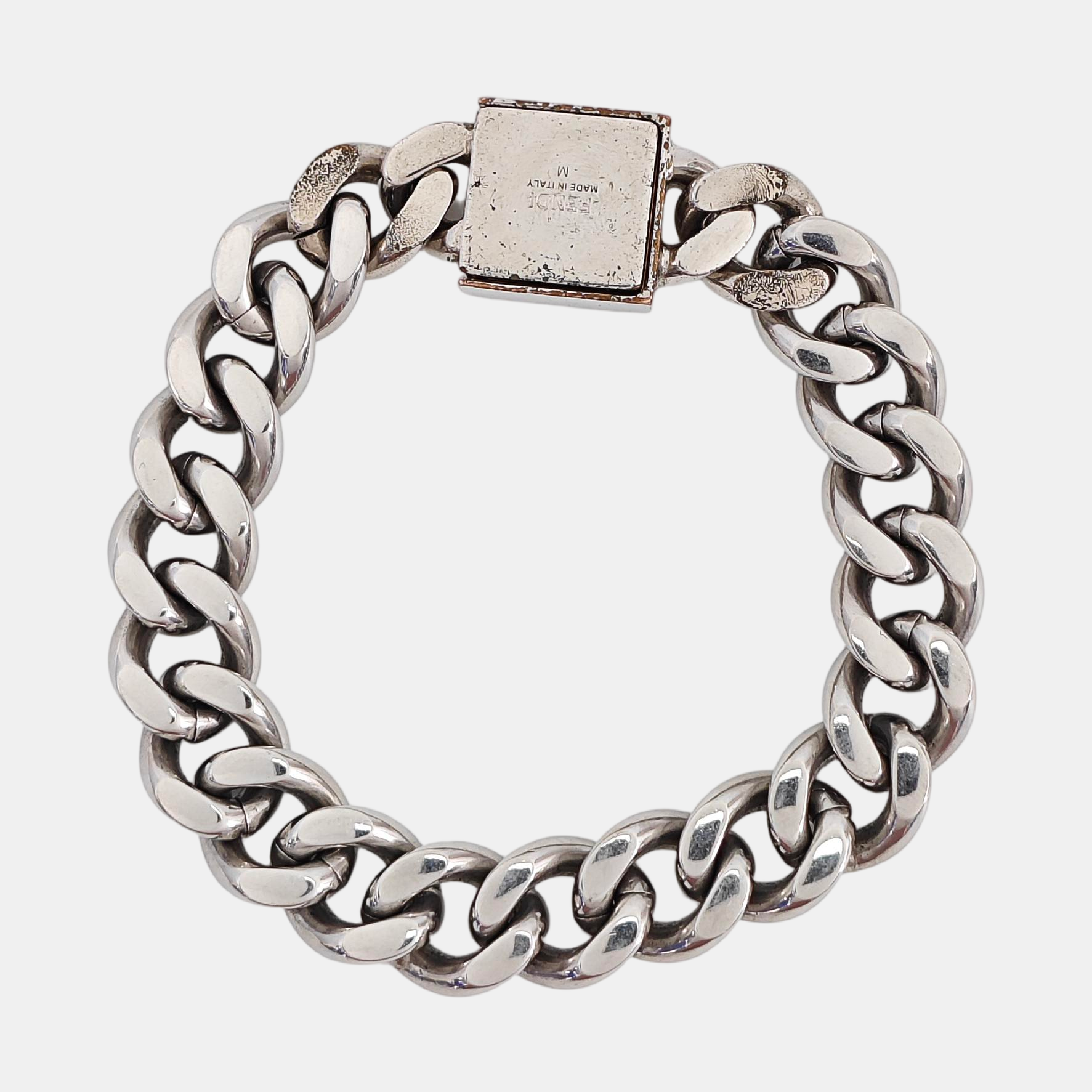 Baguette Metal Silver Bracelet