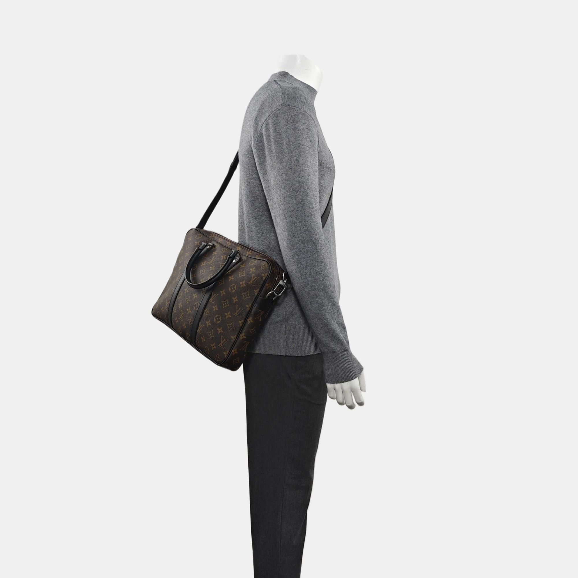 PORTE-DOCUMENTS PM Monogram Coated Canvas Brown