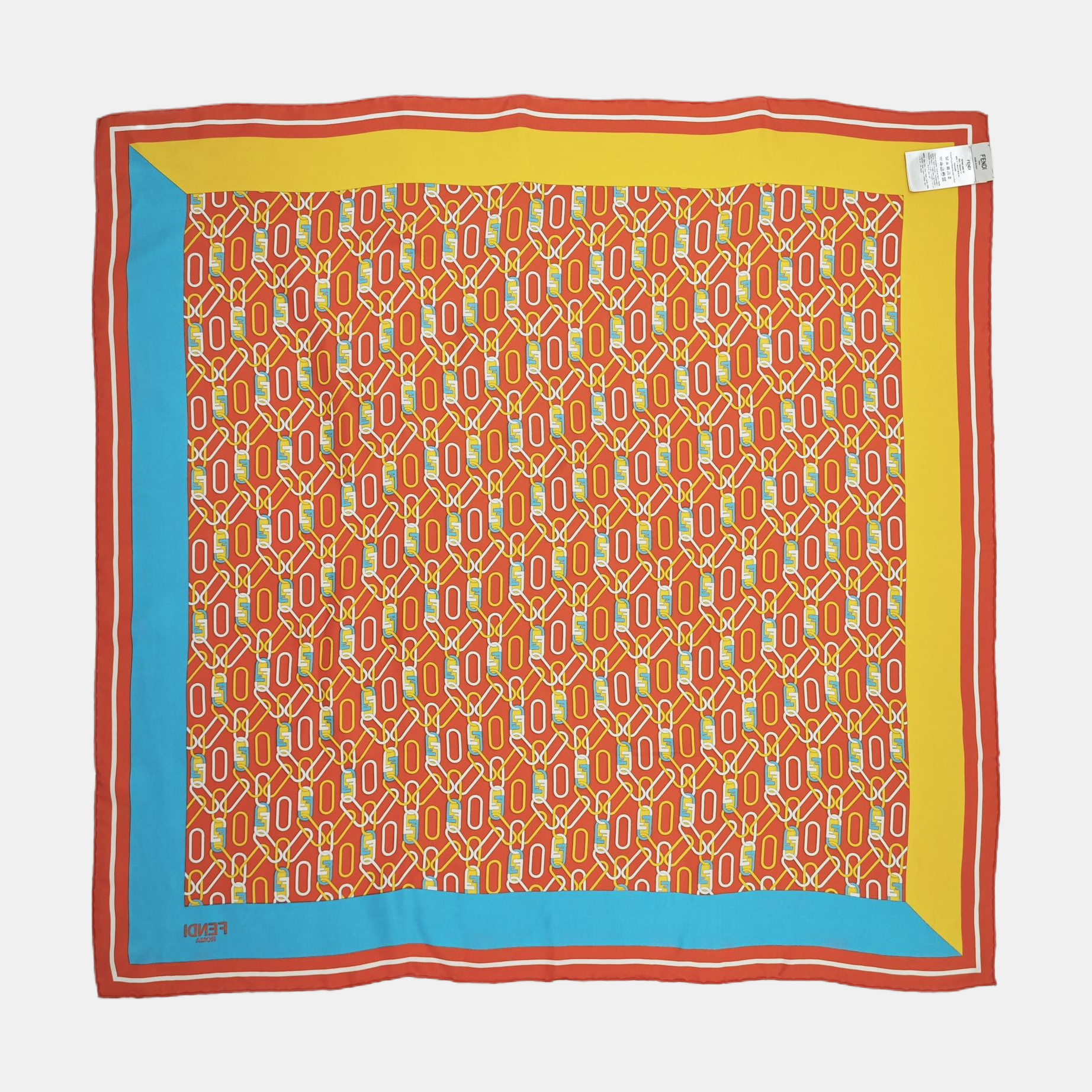 Mulberry Silk Silk Scarf Orange