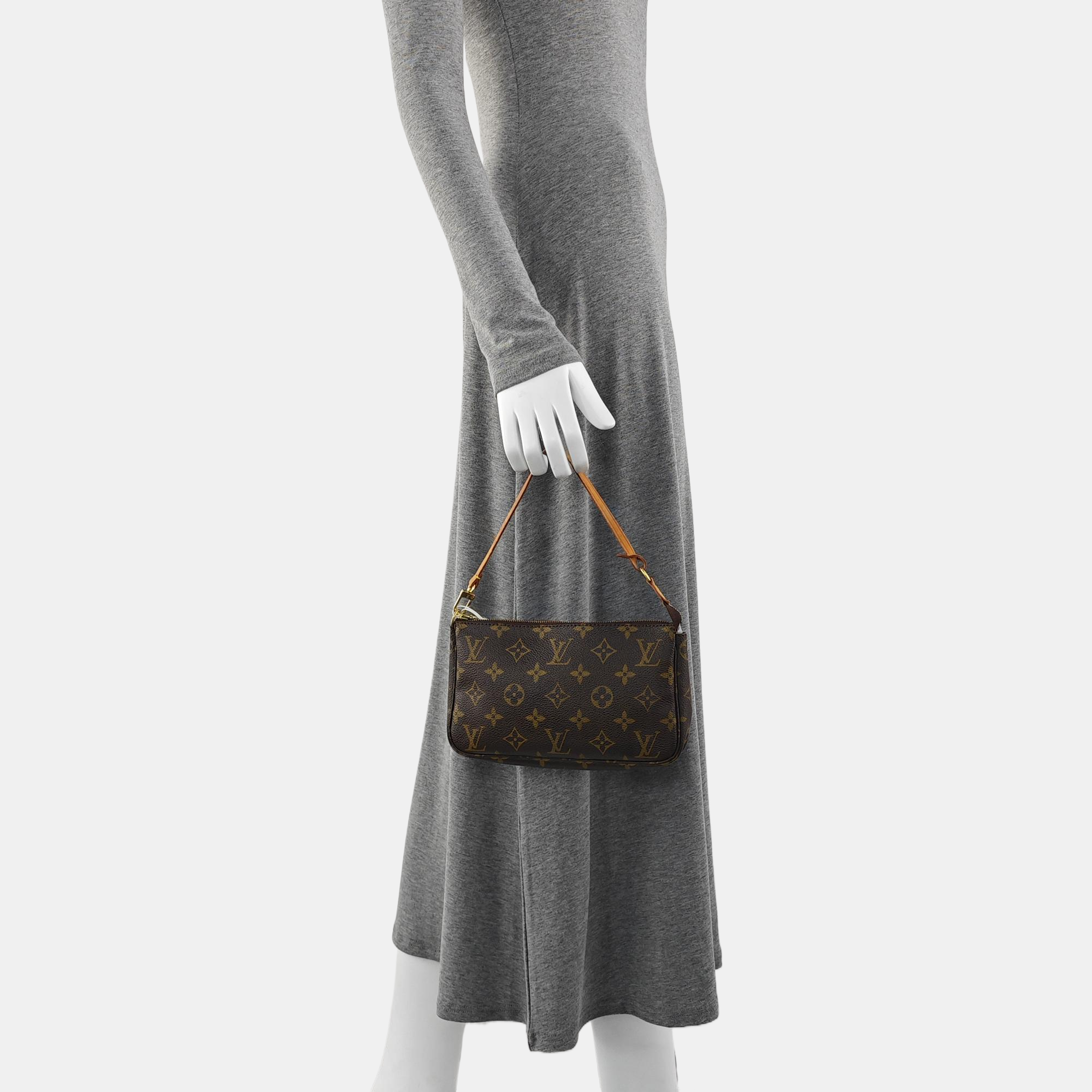 ACCESSOIRES Monogram Coated Canvas Brown