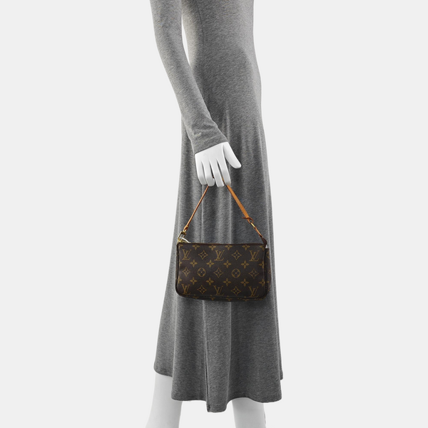 ACCESSOIRES Monogram Coated Canvas Brown