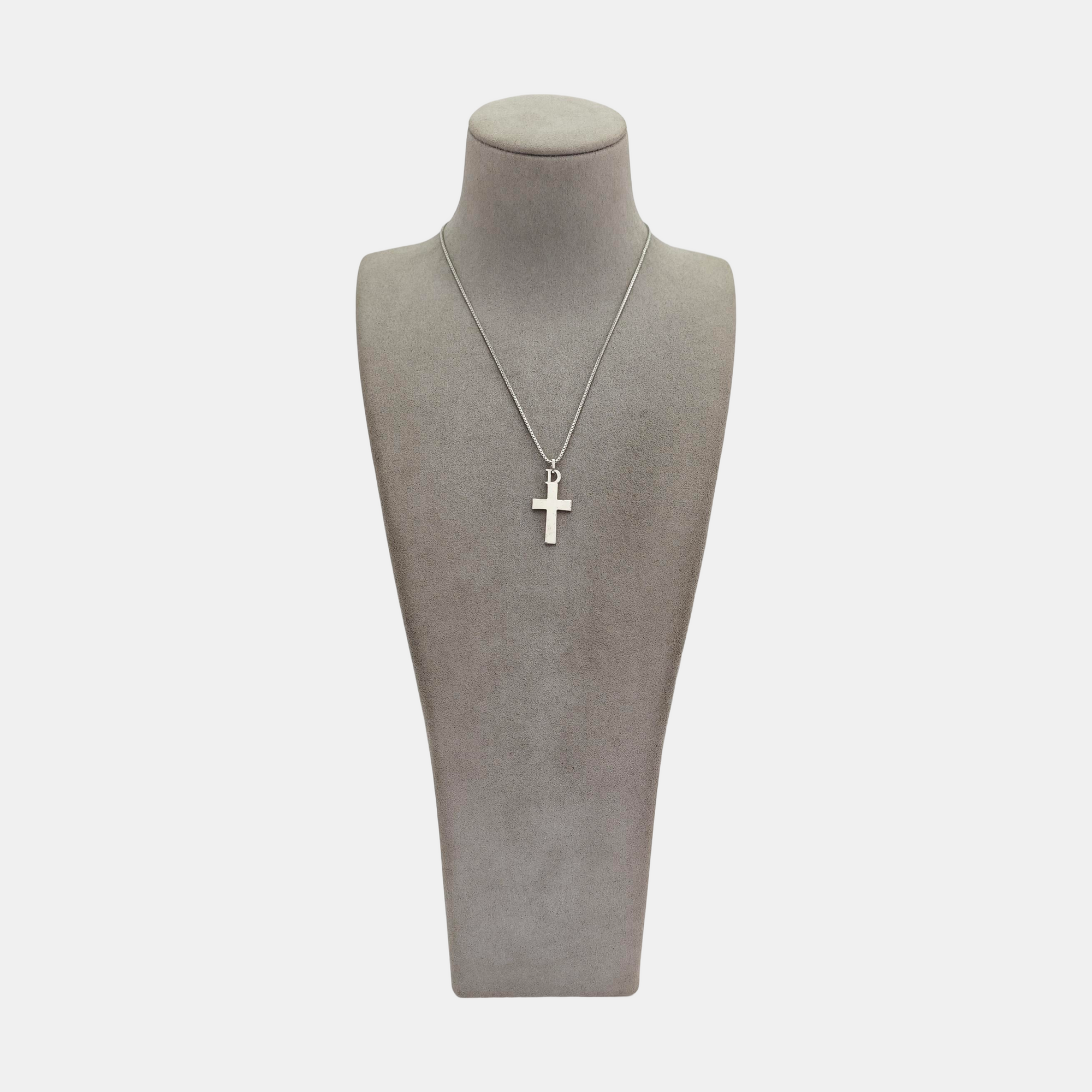 CD Swing Metal Silver Necklace