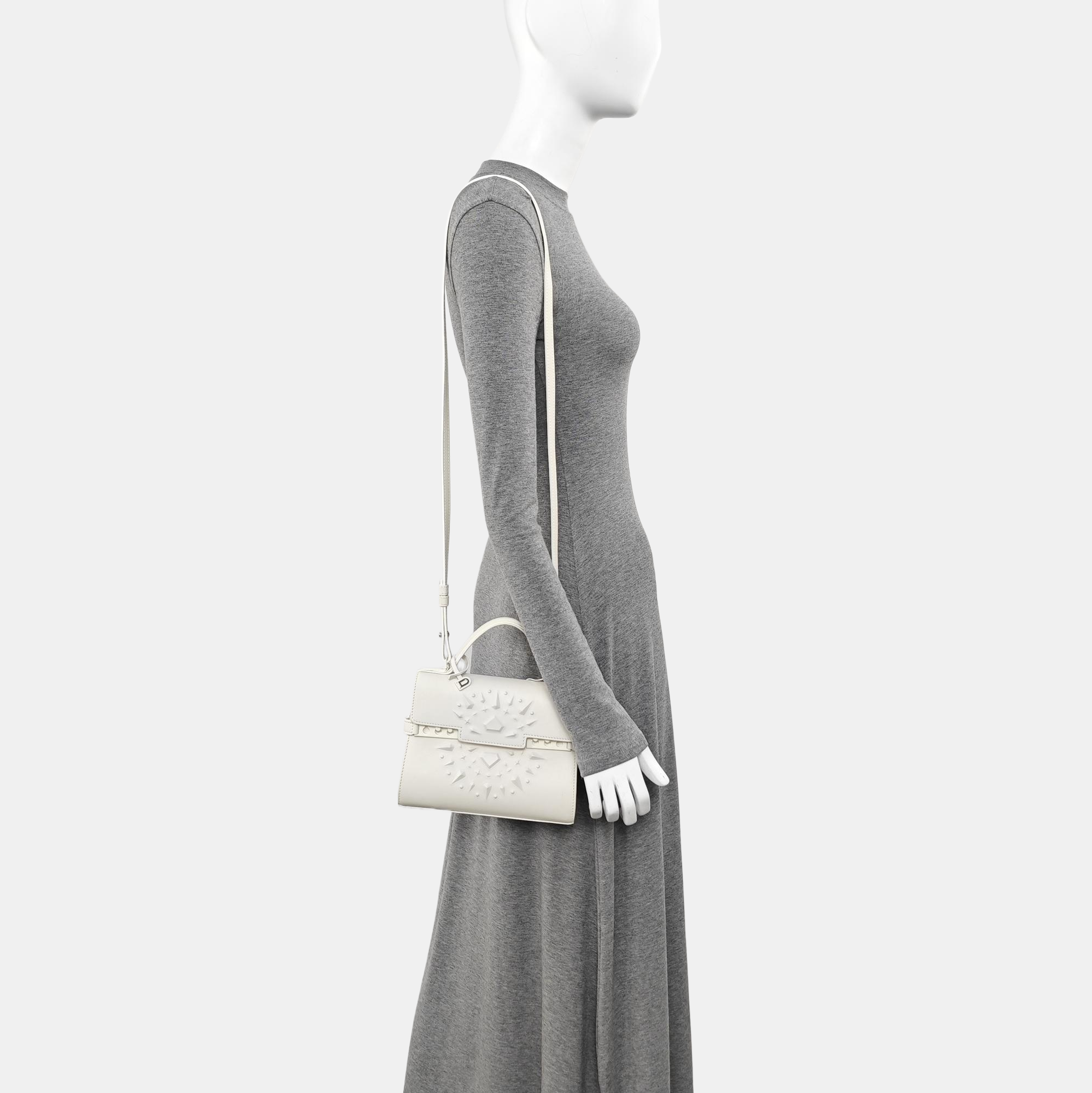 Tempête Small Calfskin White