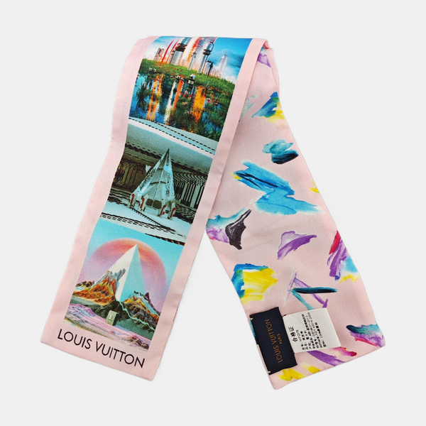 Mulberry Silk Silk Scarf Multicolor