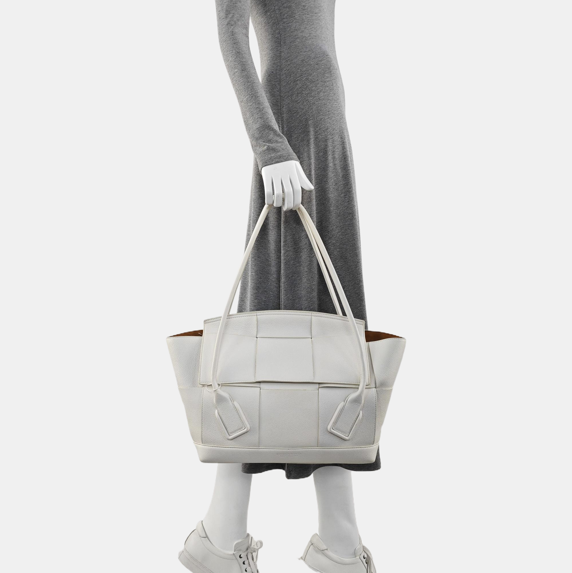 Arco Small Calfskin White