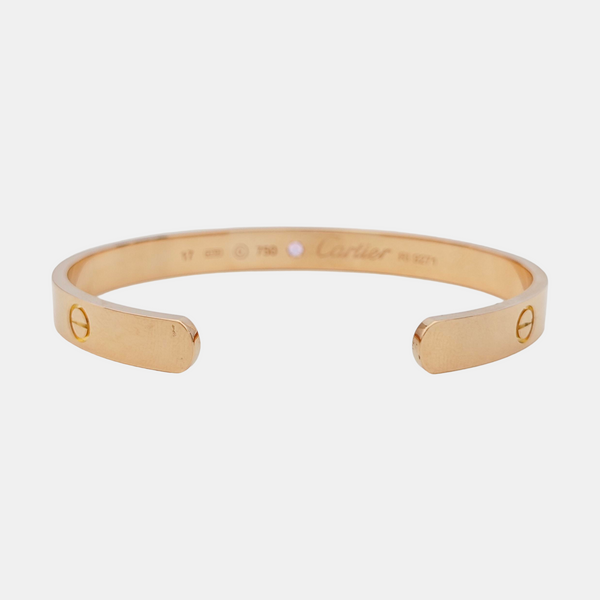 LOVE 18k Rose Gold Bangle
