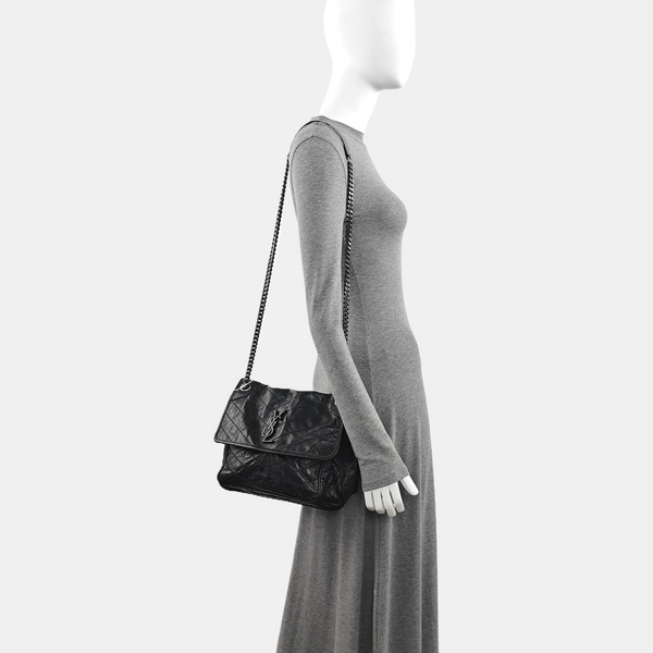 NIKI Medium Calfskin Black
