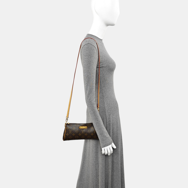 EVA Monogram Coated Canvas Brown