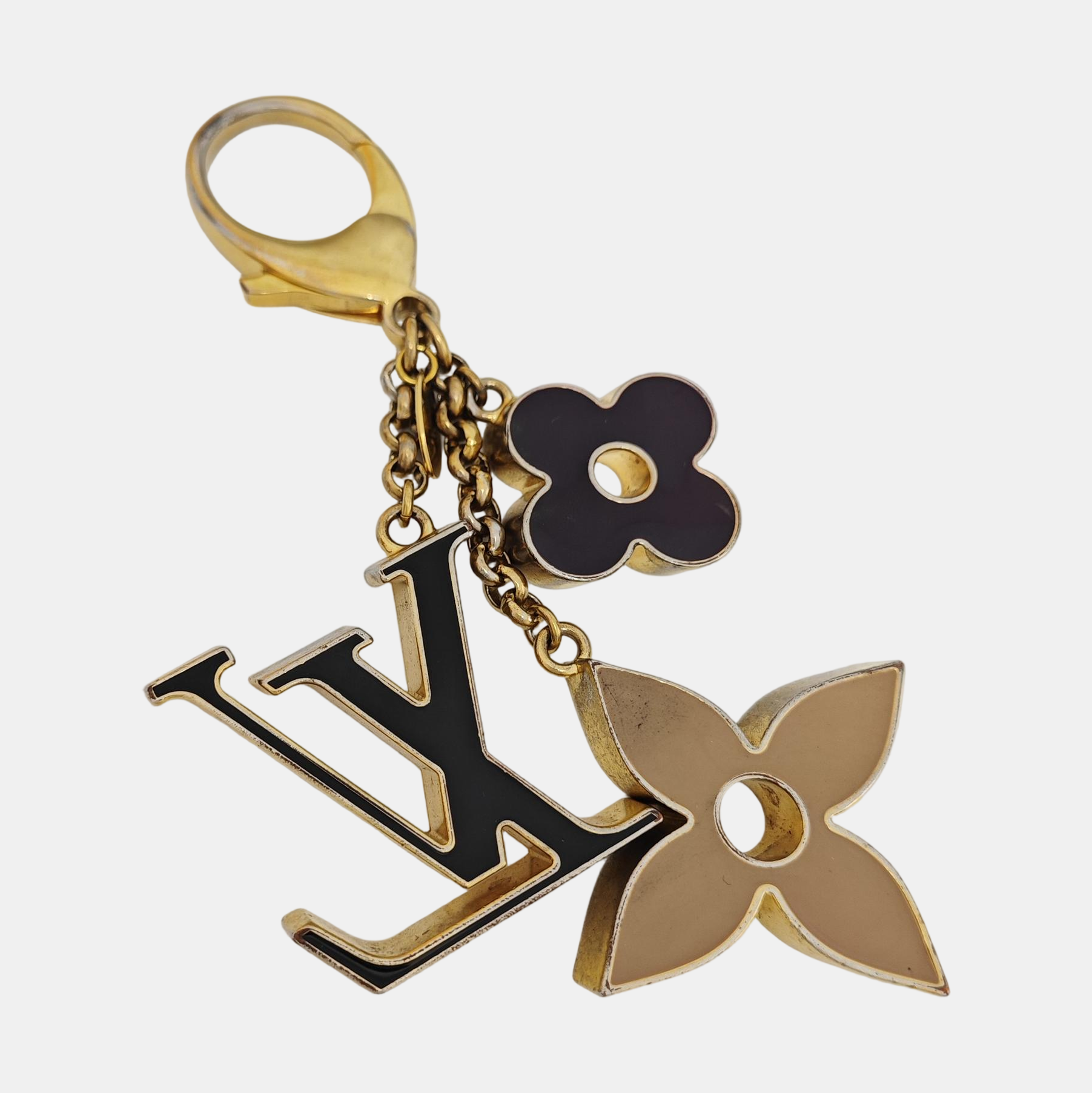 Metal Bag Charm Multicolor