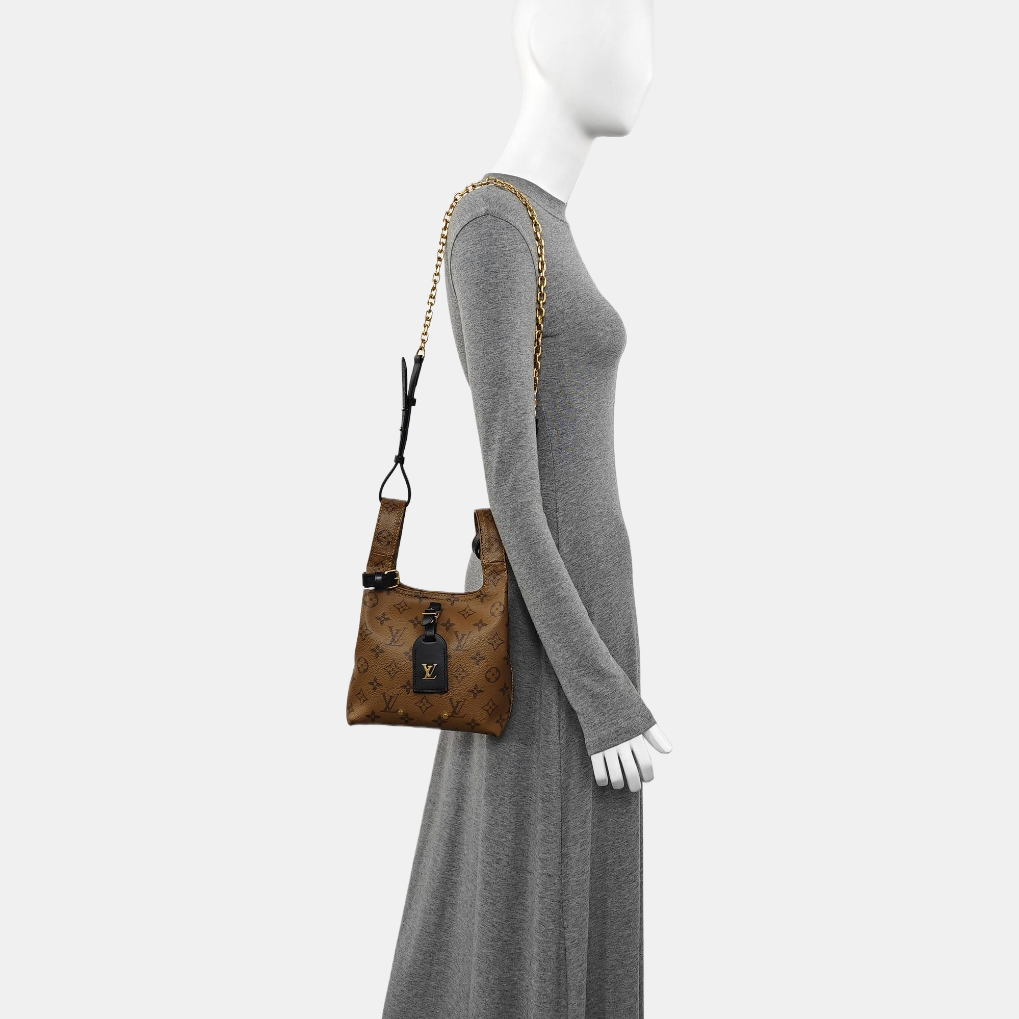 ATLANTIS PM Monogram Coated Canvas Brown