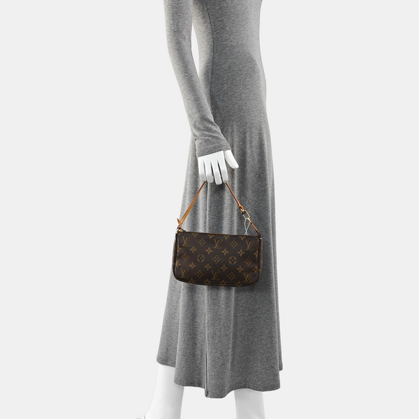ACCESSOIRES Monogram Coated Canvas Brown