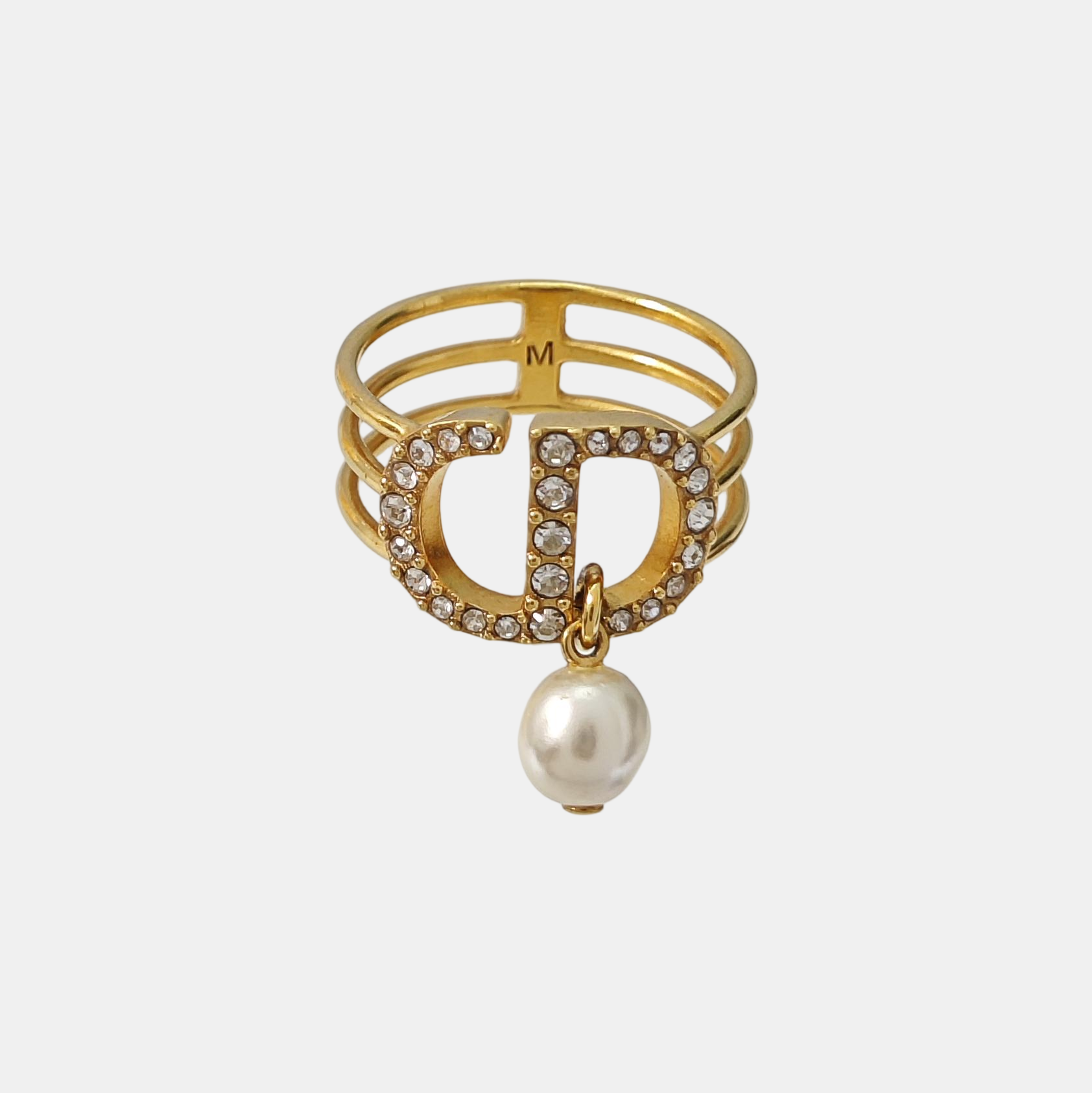 Petit CD Metal Gold Ring EU 51