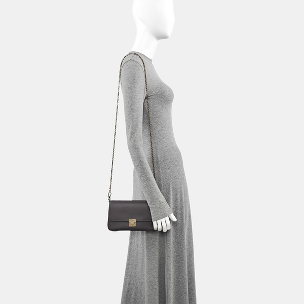 Lambskin Shoulder Bag Purple
