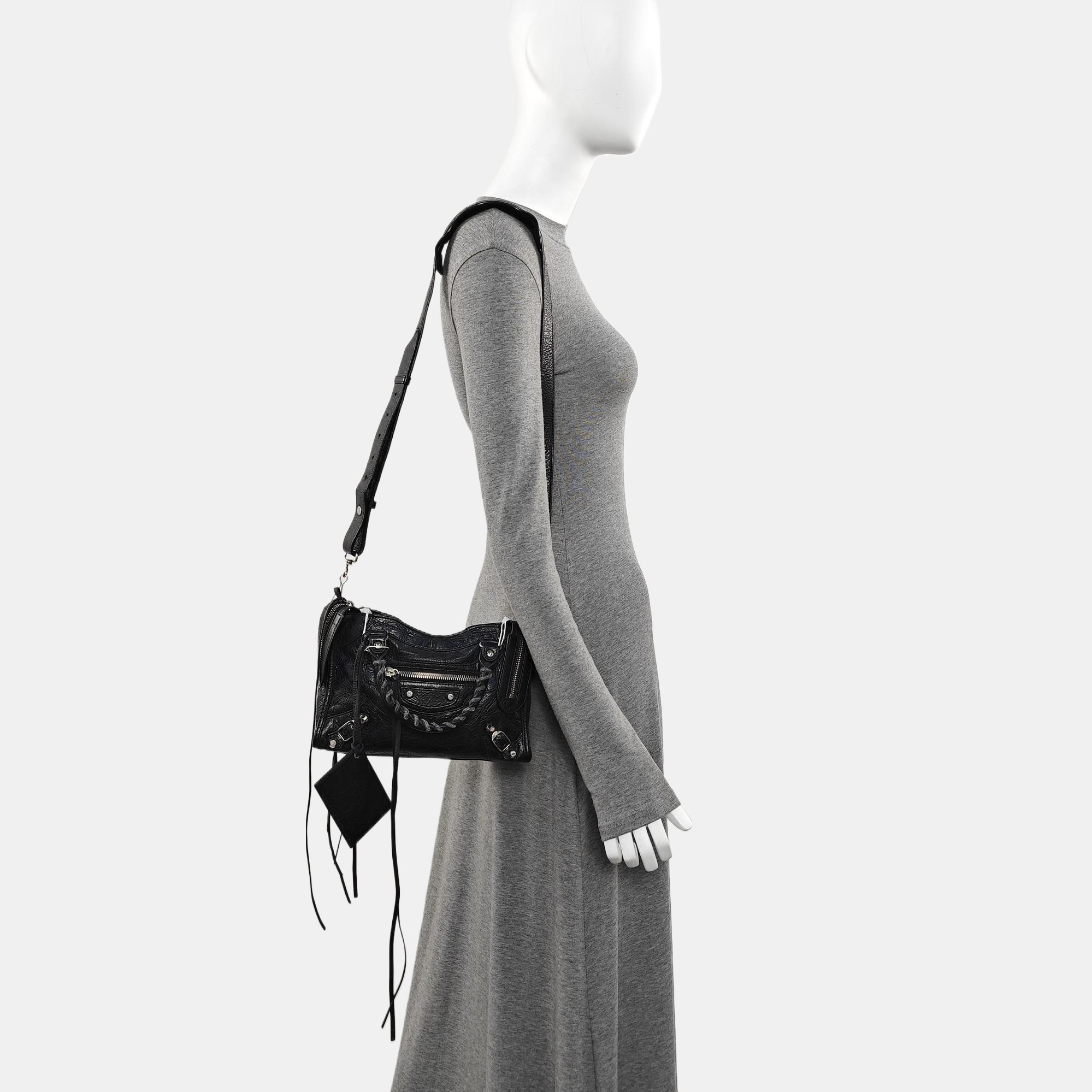 Classic City Mini Lambskin Black