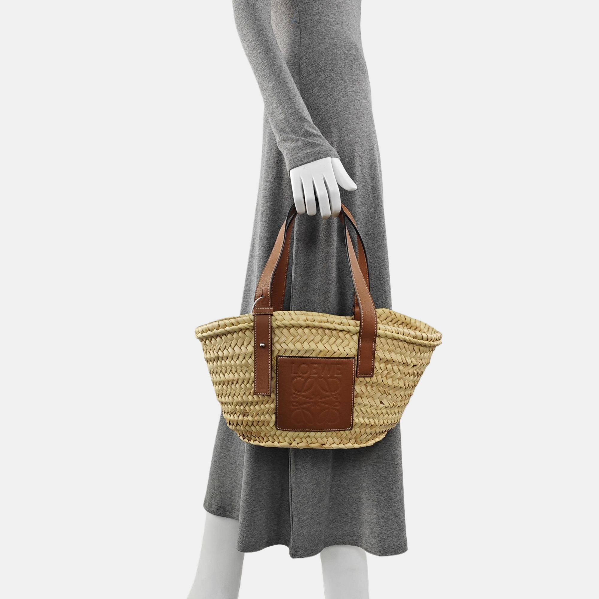 Basket Straw Beige