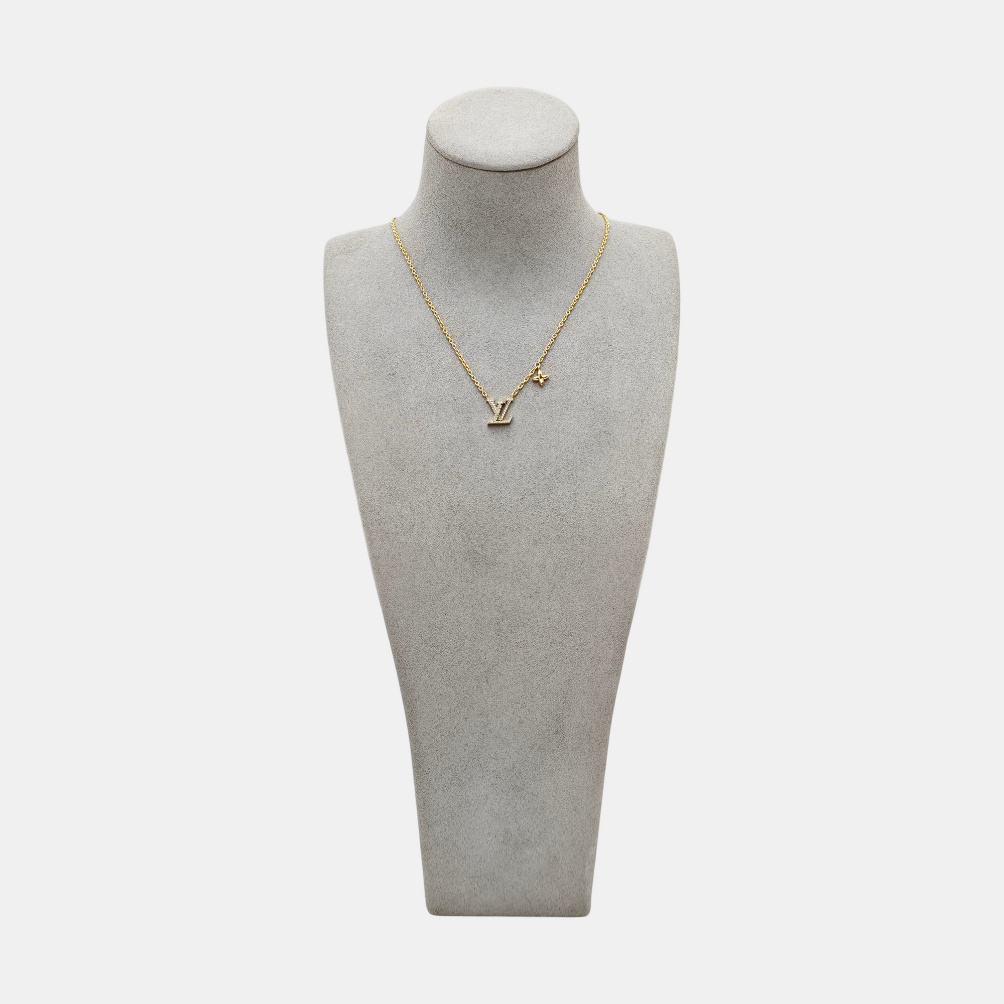 LV ICONIC Metal Gold Necklace