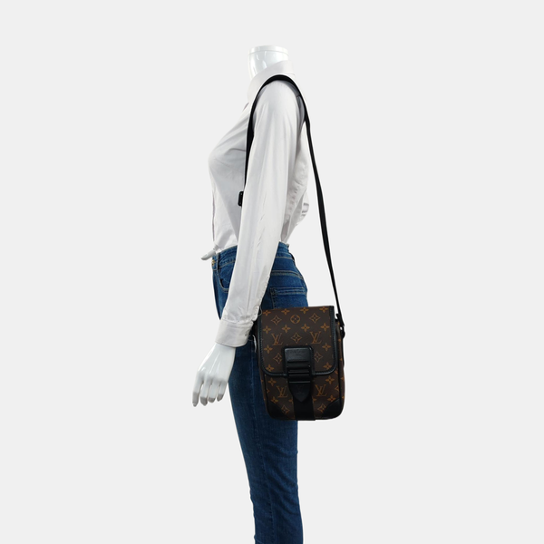 S LOCK PM Monogram Coated Canvas Brown