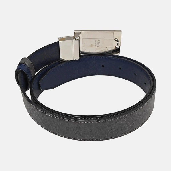 Leather Belt Gray