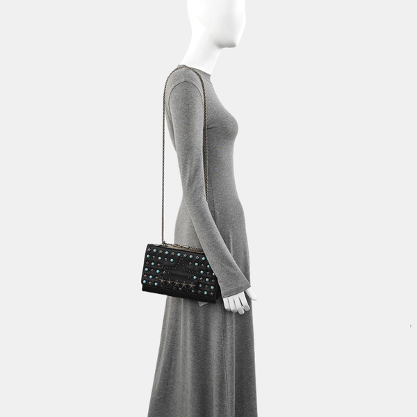 Calfskin Shoulder Bag Black