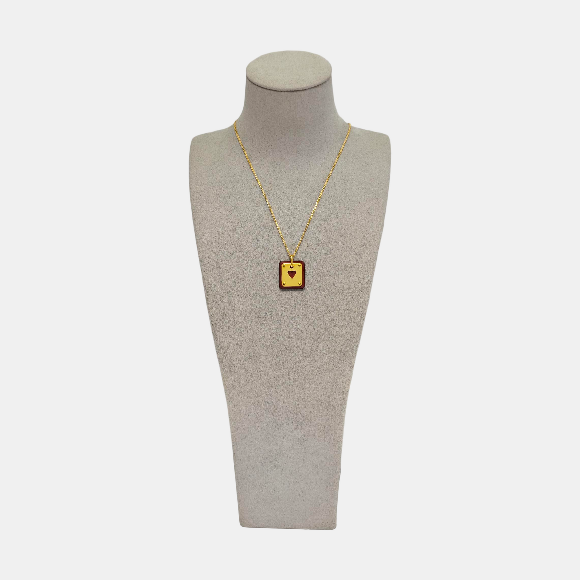 As De Coeur Metal Gold Necklace